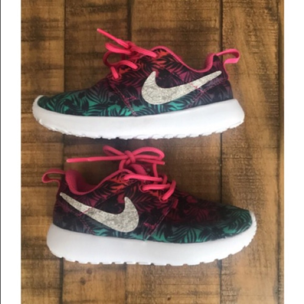 Nike Roshe Floral Print For Girls